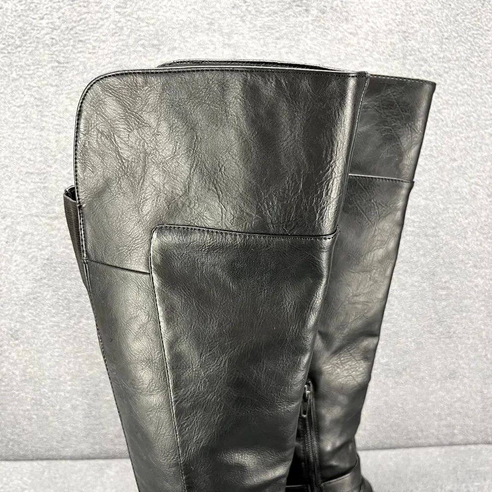 Life Stride Boots‎ Womens 6 M Black Wide Calf Tall Delilah